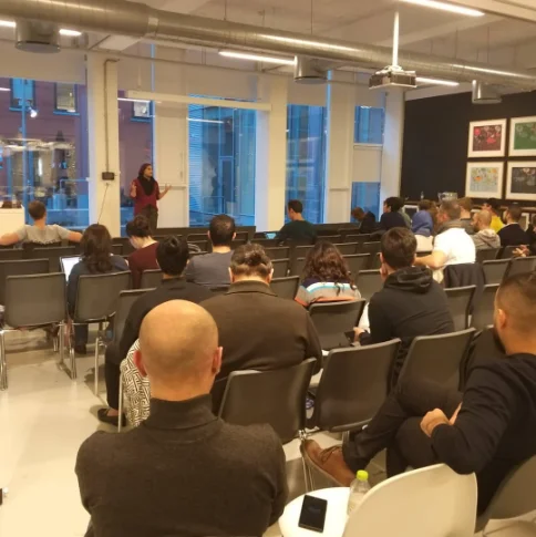 Speaking at the Creative Business Cup bootcamp, Copenhagen