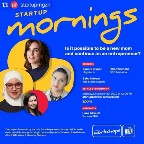 Startup Mornings, Nov 2020